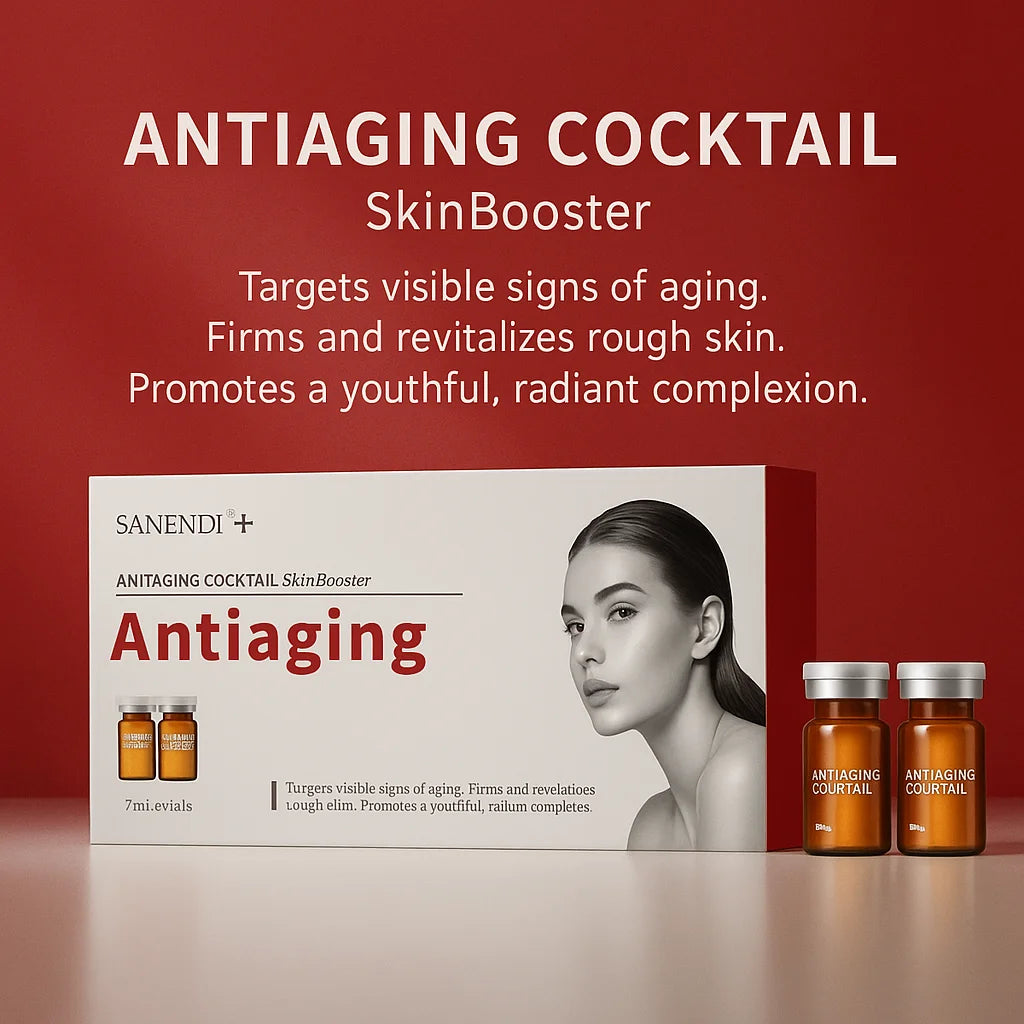Cocktail Skinbooster Serum for Facial Ampoule Dermapen Hydrating Hyaluronic Acid Dark Sport Pigment Solution Skincare Set