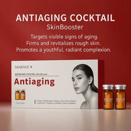 Cocktail Skinbooster Serum for Facial Ampoule Dermapen Hydrating Hyaluronic Acid Dark Sport Pigment Solution Skincare Set