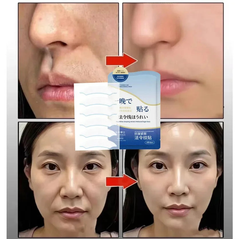 Collagen wrinkle Remove Patch Retinol Fade Fines Lines Lift Tighten Skin Mask Korean anti-aging Moisturizing Skin care Patch