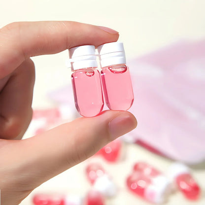 5pcs Clear Leak-Proof Travel Bottle for Makeup Remover & Lotion, Portable Dispenser with Flip-Top Essence Bottled Separately