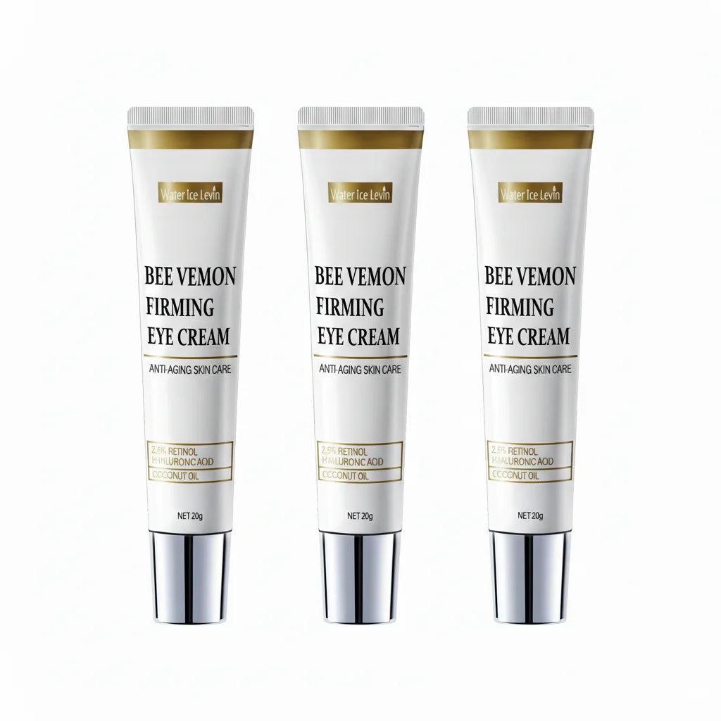 Bee Venom Firming Eye Cream with Retinol - Dark Circle Reduction, Hydrating Lift, Fast Absorption, Winter Renewal Care