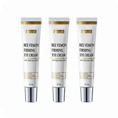 Bee Venom Firming Eye Cream with Retinol - Dark Circle Reduction, Hydrating Lift, Fast Absorption, Winter Renewal Care