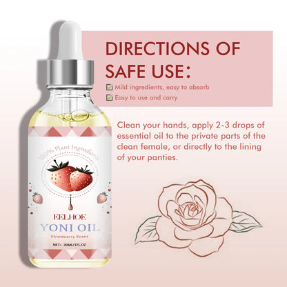 Yoni Oil Feminine Oil for Women pH Balance and Wetness Feminine Deodorant Vaginal Moisturizer Essential Oil