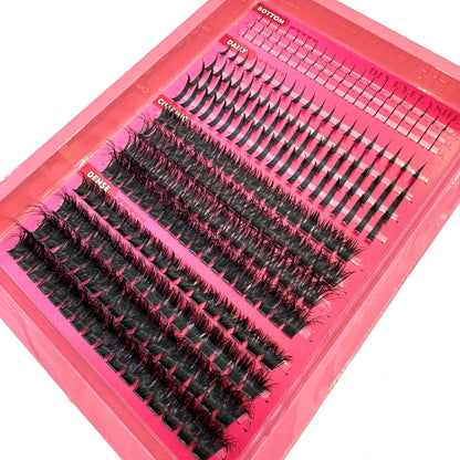 Manga Lashes Spikes With Bottom Lashes Mix Anime Lash Clusters Spiky Eyelash Cluster Eyelash Extensions Fairy Individual Lashes
