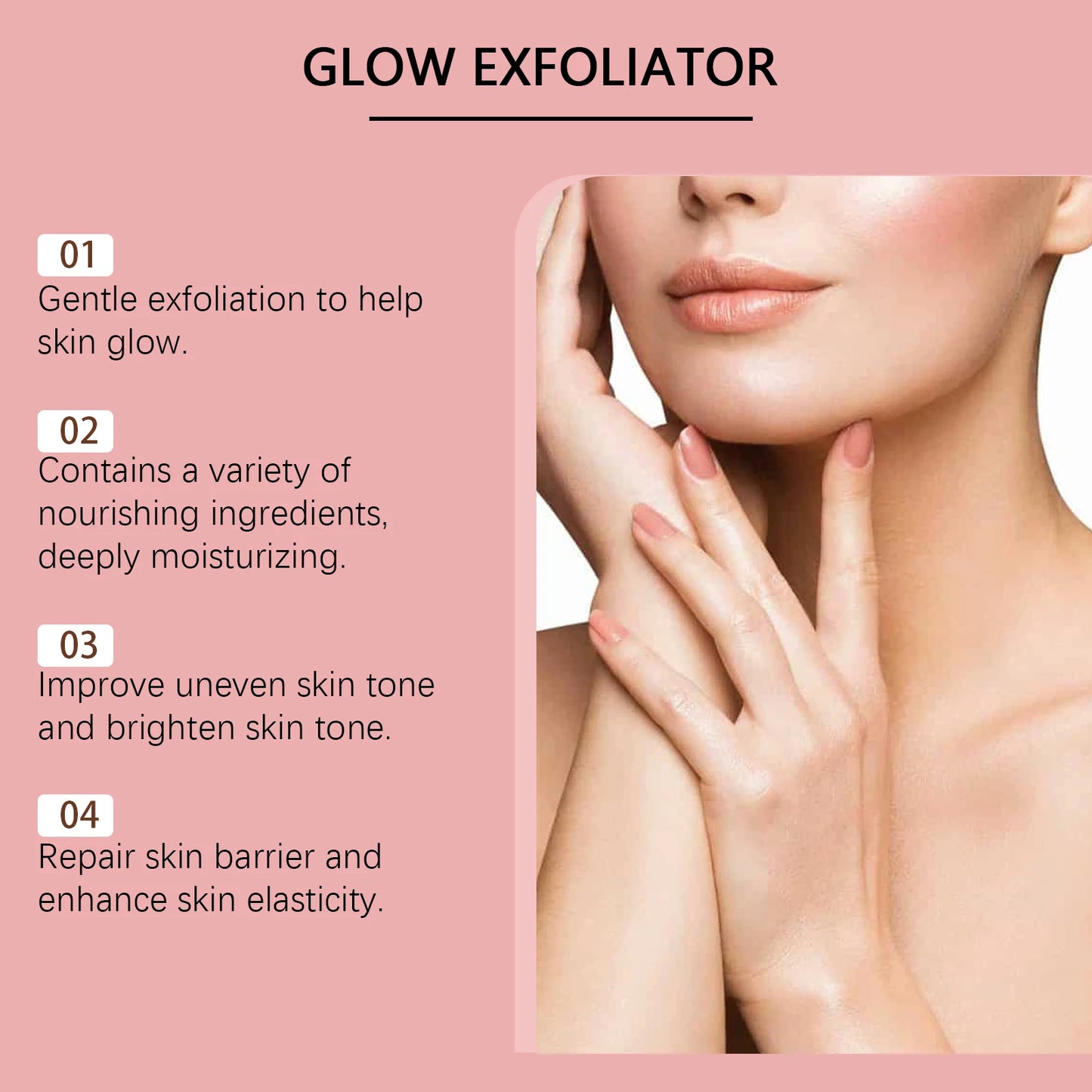 Facial Brightening Scrub - A Gentle Facial Scrub for Exfoliating, Cleansing, Leaving Skin Smooth and Restoring Its Radiance