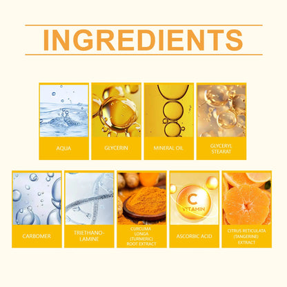 Turmeric Vitamin C Anti-Aging Cream Moisturizing Anti-Wrinkle Collagen Hyaluronic Acid Cream Skin Care Cosmetics 50g