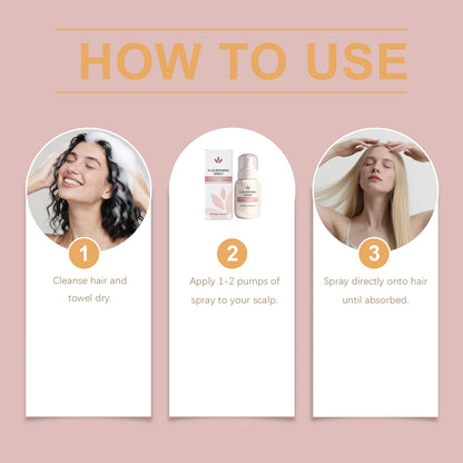 Biota Orientalis Leaf Hair Serum Spray Biotin Strengthen Hair Roots Reduces Dry Frizzy Breakage Hair Smoothing Care Scalp Serum