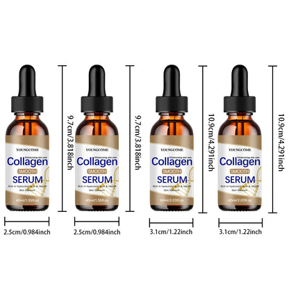 2PCS Hyaluronic Acid & Retinol Collagen Serum - Hydrating Face Care for All Skin Types - Daily Moisturizing Solution