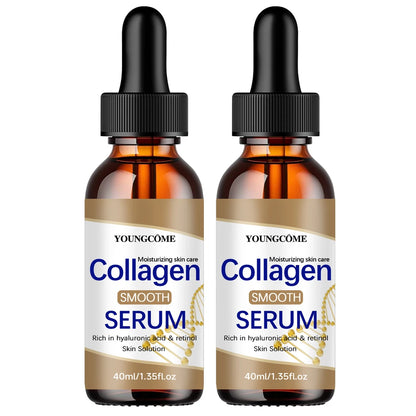 2PCS Hyaluronic Acid & Retinol Collagen Serum - Hydrating Face Care for All Skin Types - Daily Moisturizing Solution