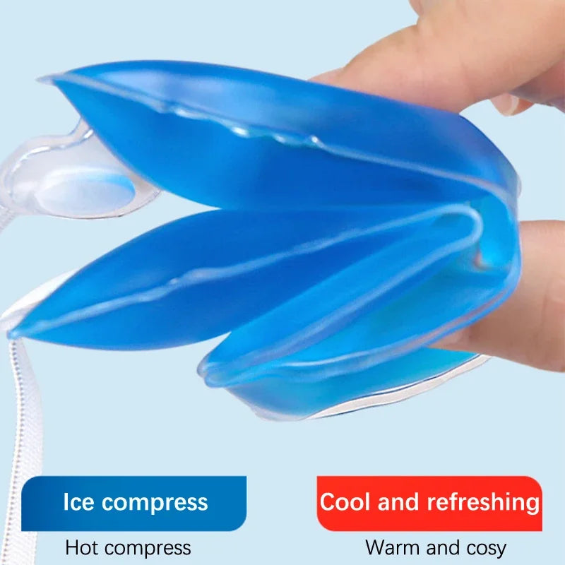 PVC Ice Gel Eye Mask Reuseable Face Mask Cooling Eyes Care Relaxation Relieve Fatigue Cold Relieve Facial Edema Beauty Skin Care