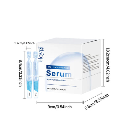 Hyaluronic Acid Serum Deep Moisturizing Facial Skin Essence Rejuvenating Enhances Elasticity Firm Nourishing Brightening Ampule