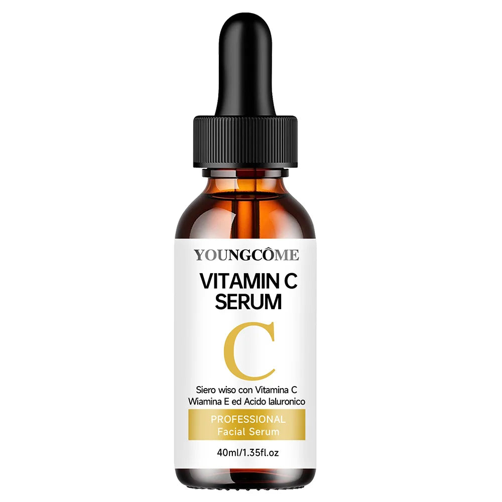 Vitamin C Facial Essence with Hyaluronic Acid - Brightening Moisturizing Repair Serum for Face Care