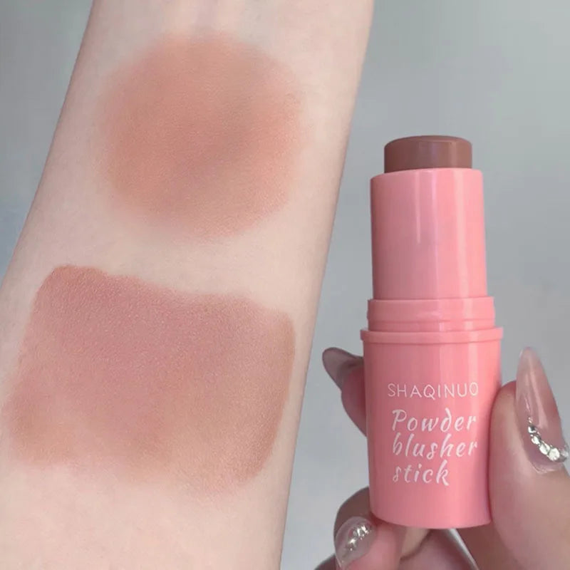 Natural Cheek Blush Stick Moisturizing Blusher Balm Blush Waterproof Sticks Peach Nourish Contour Eyeshadow Rouge Blush Makeup