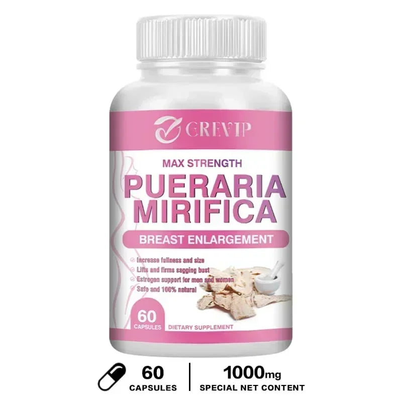 Pueraria Mirifica - Supports Women's Body Management, Skin Elasticity, Promotes Breast Development, and Increases Body Curves