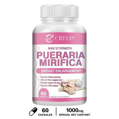 Pueraria Mirifica - Supports Women's Body Management, Skin Elasticity, Promotes Breast Development, and Increases Body Curves