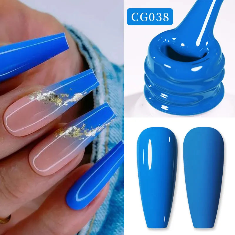 BORN PRETTY 10ml Nude Pink Gel Nail Polish Varnis Semi Permanent Nail Gel Varnish Soak Off UV Gel for Valentine's Day Gift Nails