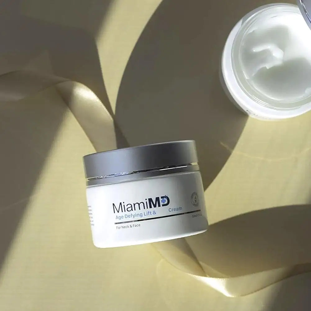 Miami MD Advanced Anti-Aging Cream Lifts and Firms the Skin Reduces Fine Lines Long-Lasting Moisturization for Neck Face