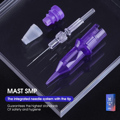 Mast PRO Tattoo Cartridge Needles SMP Art Makeup Needle 1RL 3RL Round Liner Permanent Makeup for Eyeliner Lip Tattoo Supplies