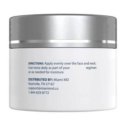 Miami MD Advanced Anti-Aging Cream Lifts and Firms the Skin Reduces Fine Lines Long-Lasting Moisturization for Neck Face