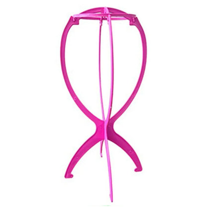 1/2/3pcs Folding Wig Stand Plastic Portable Hat Display Stand Adjustable Durable Barbershop Fashion Model Holder Home Salon Use