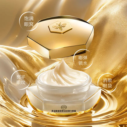 Beauty Salon Line-grade Black Gold Royal Jelly Collagen Light Wrinkle Eye Cream Care Anti Wrinkle Cream Eye Bags Contour Beauty
