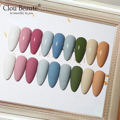 Clou Beaute 15ml Nail Gel Polish Warm Color Dark Red Brown Semi Permanent Nail Art Manicure Soak Off LED UV Varnishes Lacquer