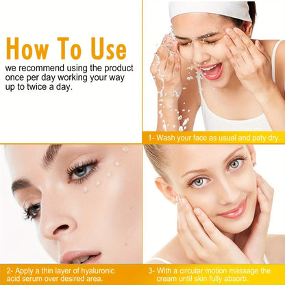 Vitamin C Serum With Ferulic Acid and Hyaluronic Acid - Hydrate & Plump Skin, Restore Radiance, Improve Dull Skin