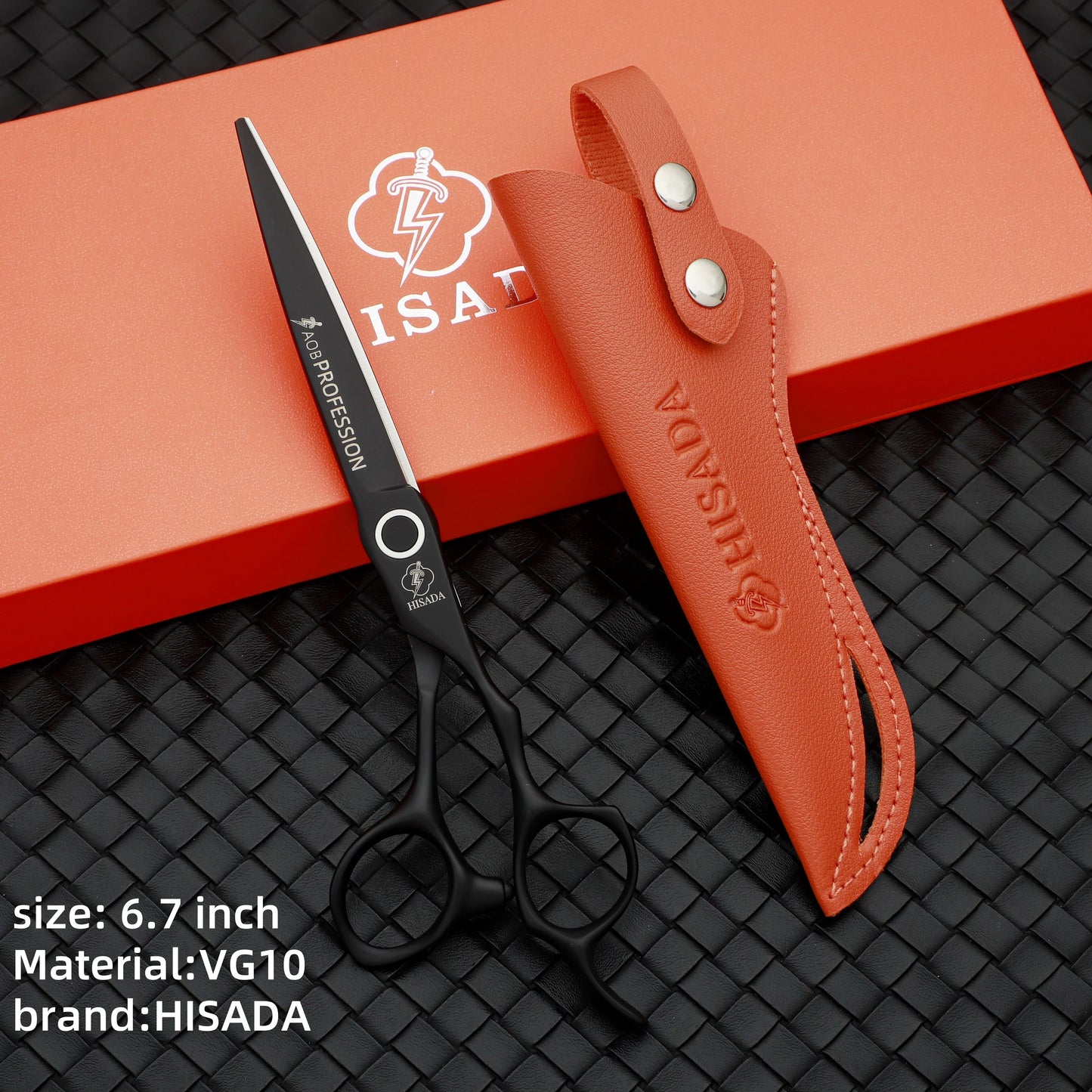 HISADA tijeras barbero profesional 6.2/6.7 inch friseur zubehör VG10 Material hair scissors Professional scissors