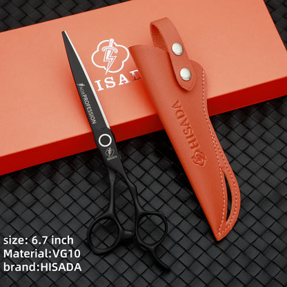 HISADA tijeras barbero profesional 6.2/6.7 inch friseur zubehör VG10 Material hair scissors Professional scissors