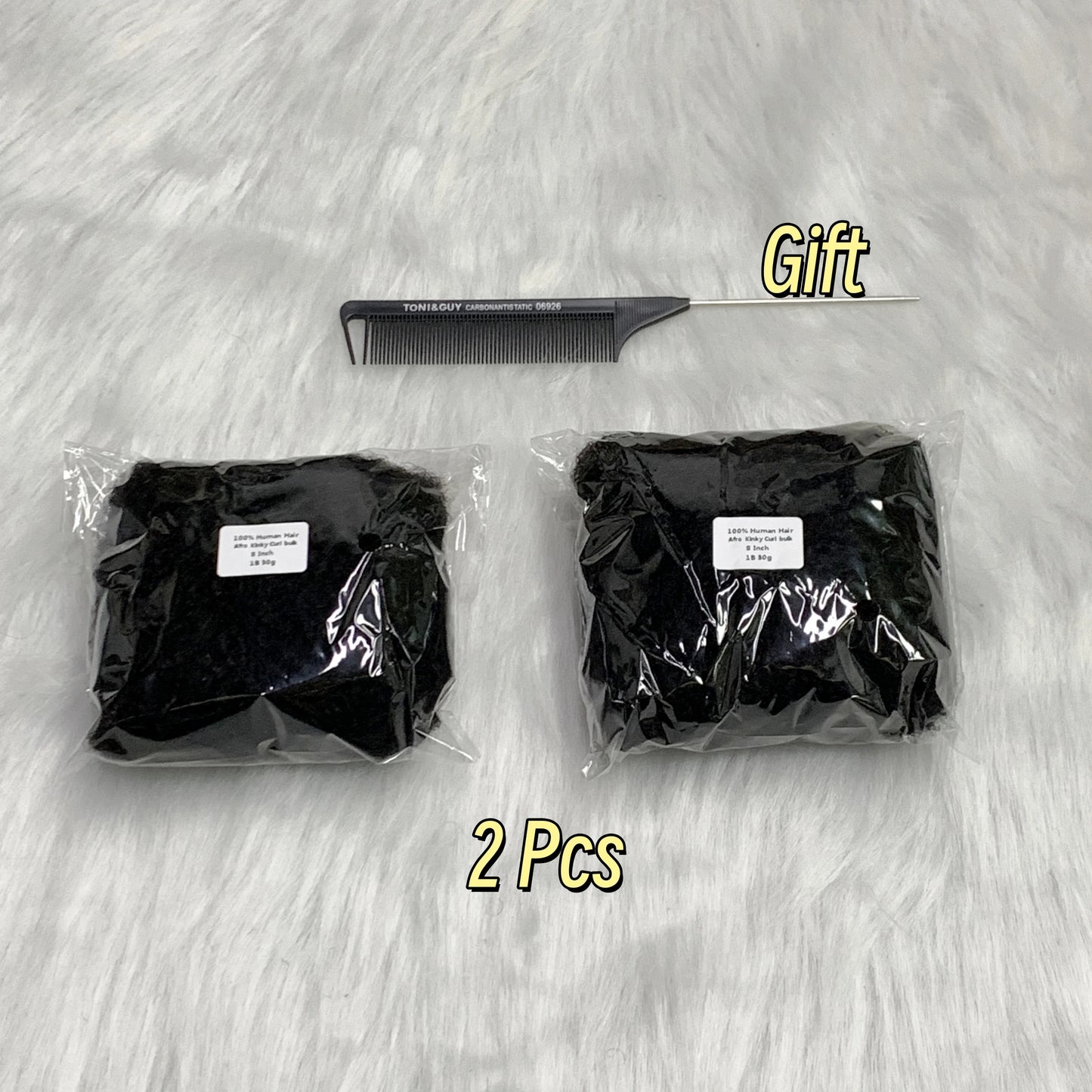 30g/Pc QVR Afro Kinky Bulk Human Hair Extensions Natural Black for Braiding 8" Remy Bulk Hair for Dreadlocs Braids Drop Shipping