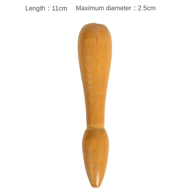 Massage Stick Tool Wooden Foot Spa Physiotherapy Reflexology Thai Foot Massage Health Chart