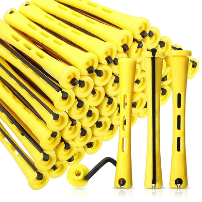 Perm Rods and 60 Pieces Hair Rollers with Hair Cold Wave Rods Hair Curler for Women Long Short Hair（8 Sizes）