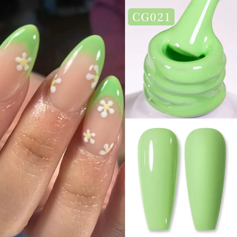 BORN PRETTY 10ml Nude Pink Gel Nail Polish Varnis Semi Permanent Nail Gel Varnish Soak Off UV Gel for Valentine's Day Gift Nails