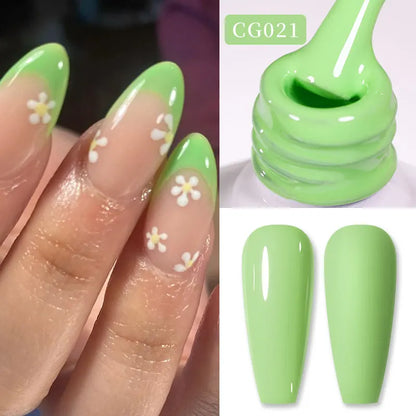 BORN PRETTY 10ml Nude Pink Gel Nail Polish Varnis Semi Permanent Nail Gel Varnish Soak Off UV Gel for Valentine's Day Gift Nails
