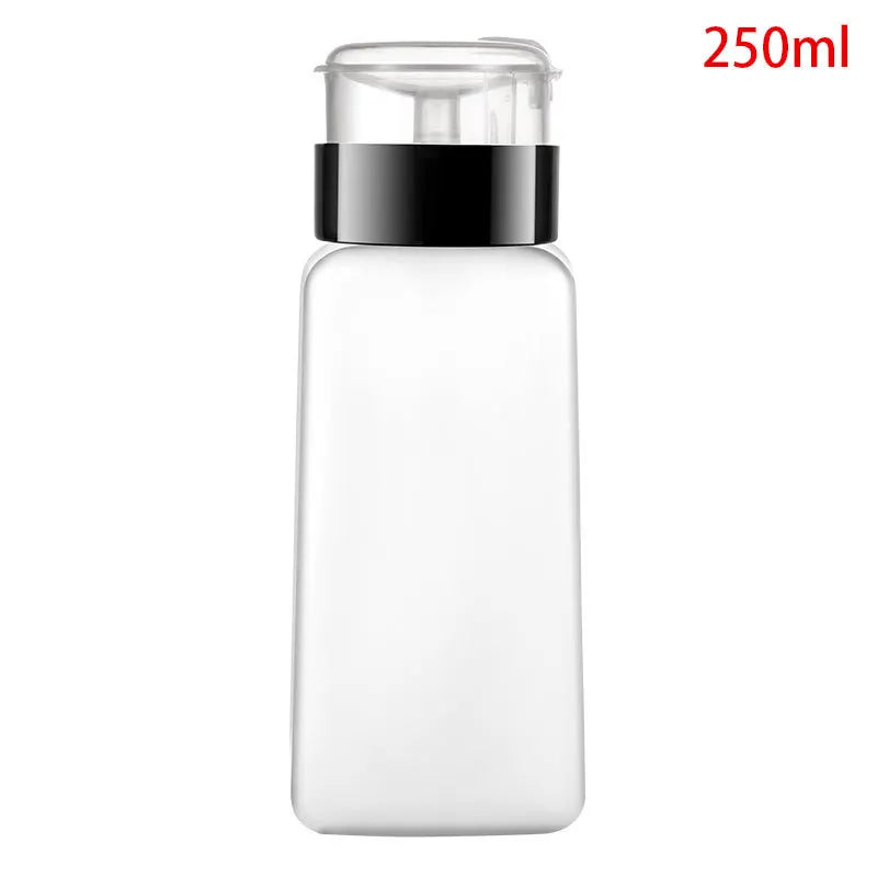50/150/180/250ml Empty Pump Dispenser Liquid UV Gel Polish Nail Art Polish Clean Bottle Polish Cleanser Remover Bottle