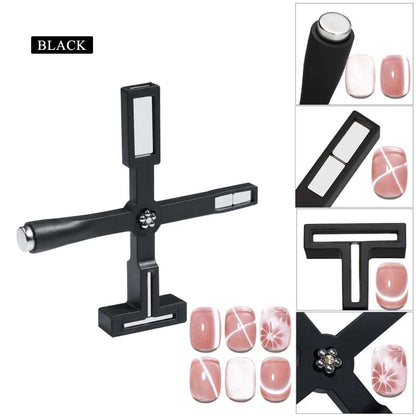 Multi-Functional Starfish Nail Magnet 8-in-1 Nail Art Tool Strong Magnetic Force Stick Anti-Fall Silicone Cover Cat Eye Manicure