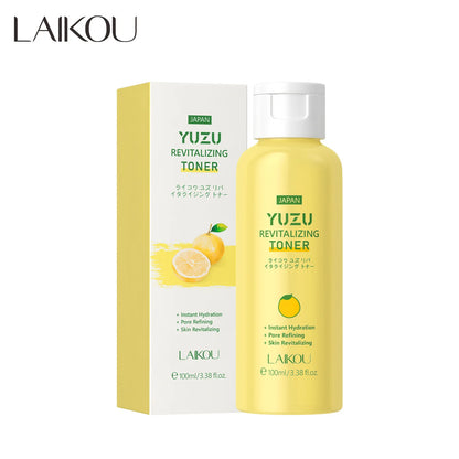 Japanese Yuzu Toner 100ml Deep Hydration Pore Minimizing Brightening Effect Long Lasting Moisture Revitalizing Skin Treatment