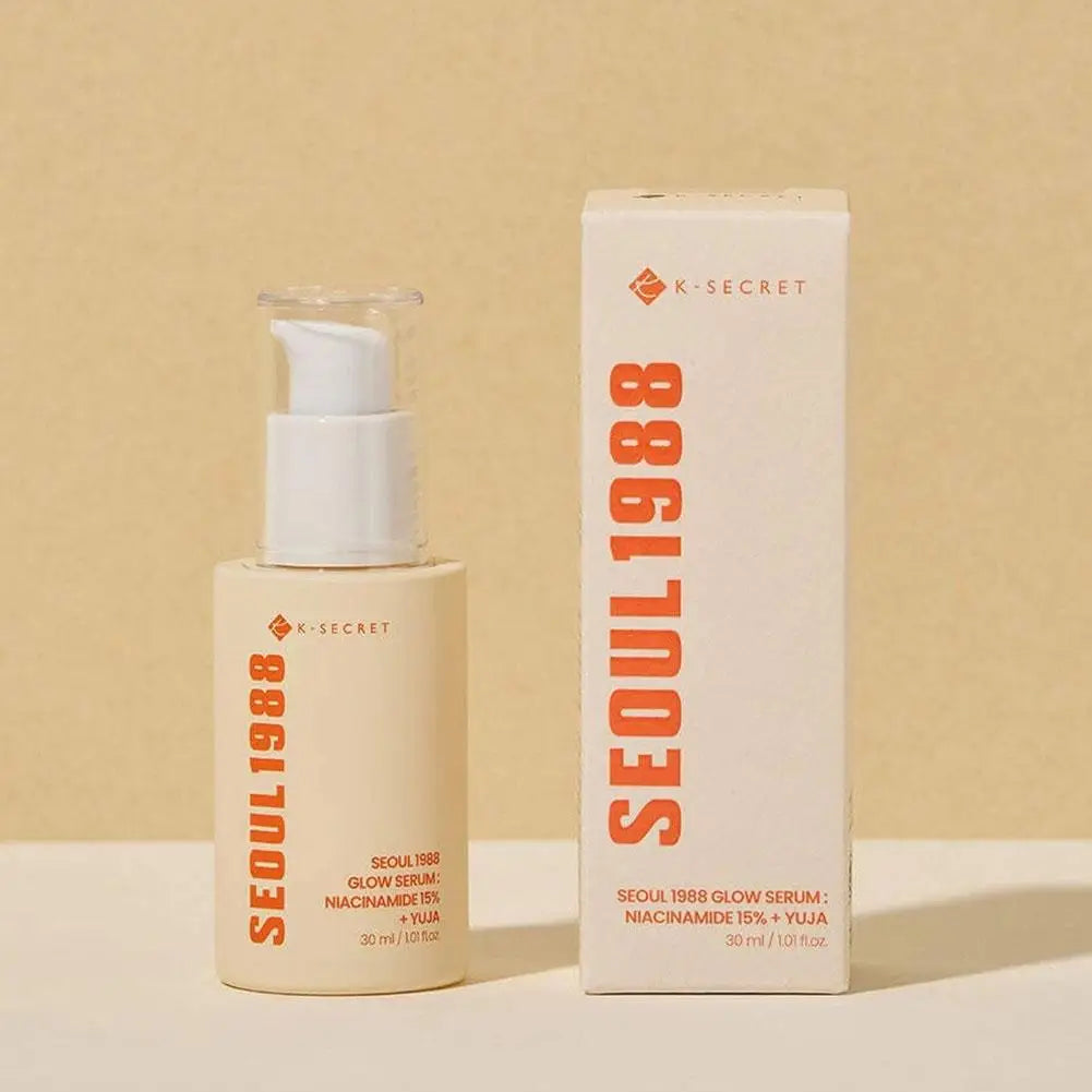 30ml Seoul 1988 K-SECRET Serum 15% Niacinamide Yuja, Hydrating Brightening Glow Facial Skincare Grapefruit Essence
