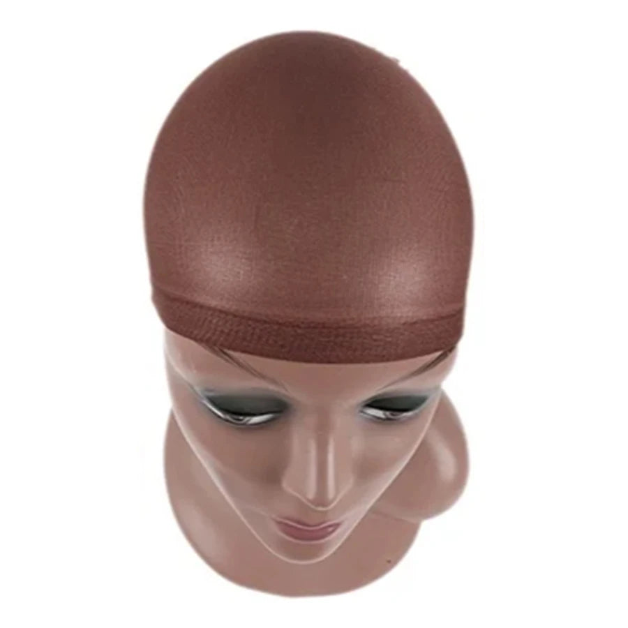 2pc/1pack Stretch Mesh Wig Cap - Free Size Hair Net for Weave Hairnets and Wigs - Comfortable and Secure Fit