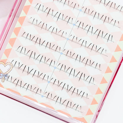 80pcs/set Segmented Lower Eyelashes False Eyelashes Makeup Tools Natural Fake Lower Lashes Women's Cosmetic Supplies