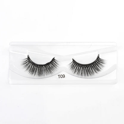 Hot 1/3Pairs Magnetic Eyelashes Soft False Lashes Repeated Use Mink Lashes Waterproof Liquid Eyeliner Tweezer Eyelash Makeup Set