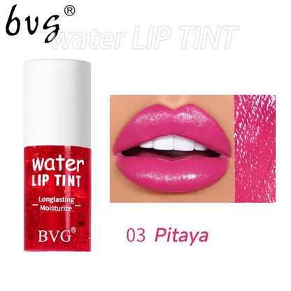 Lip Staining Liquid Lip Glaze Staining Bite Makeup Non fading Long lasting Moisturizing Lip Gloss Sweetheart Transparent and Ten