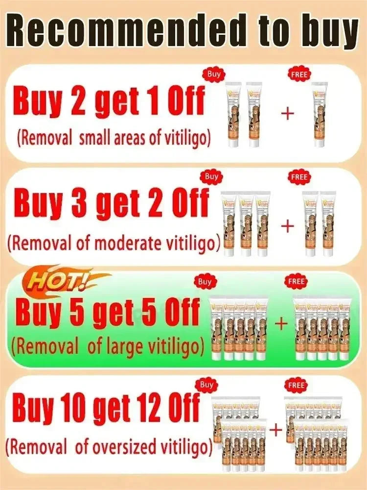 Vitiligo cream, men's and women's skin care essence