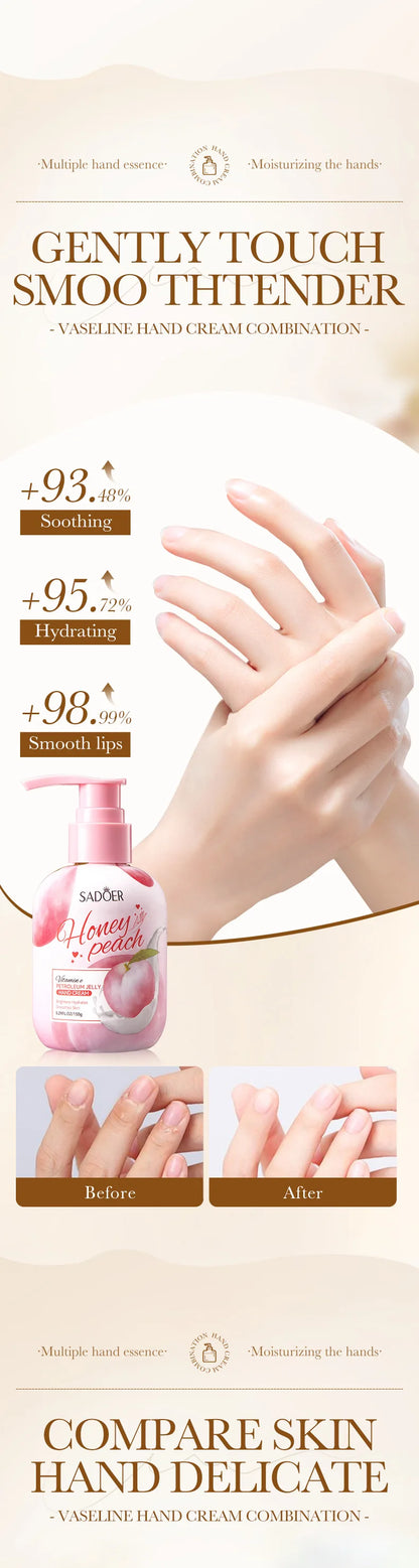 150g SADOER Fruits Hand Cream Moisturizing Whitening Anti Wrinkles Anti-Aging Hydrating Hands Skin Care Products