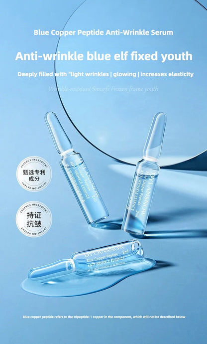 Blue copper peptide Anti-aging Essence Fade Fine Lines Facial Moisturizing brightning Anti Aging Firming Skin Care