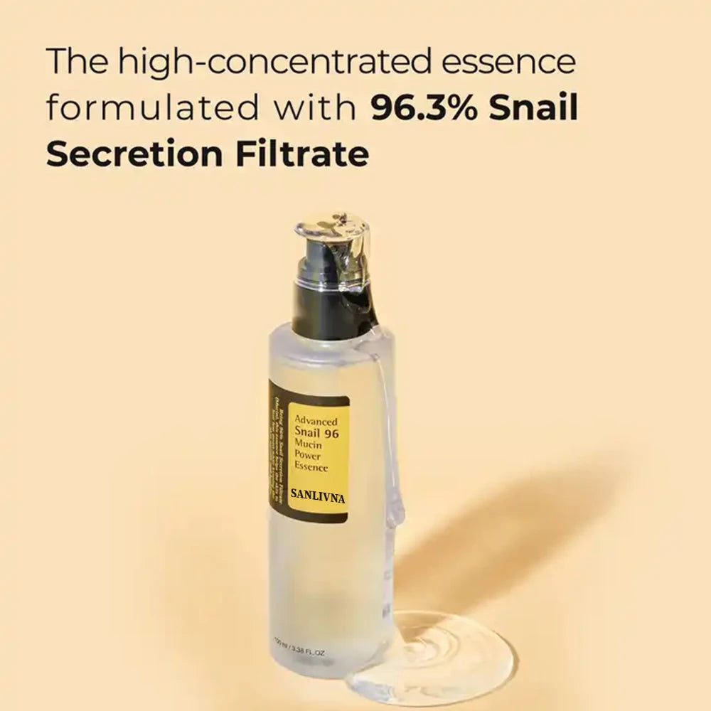 Sanlivna Korean Skincare Snail 92% Duo Set - All-in-One Cream for Fine Lines & Sensitive Skin