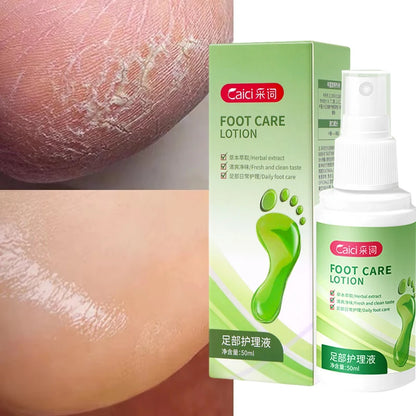 Herbal Anti Crack Foot Cream Spray Heel Cracking Repair Products Exfoliation Dead Skin Removal Softening Moisturize Smooth Care