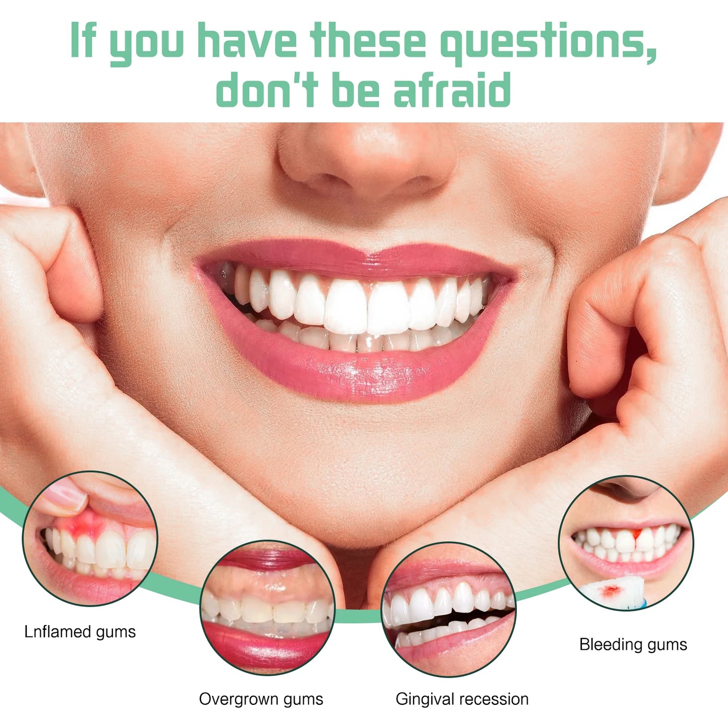 Gingival Repair Drops Quickly Repair of Cavities Caries Teeth Whiten Remove Yellow Plaque Stains Relieve Gums Decay Toothpaste