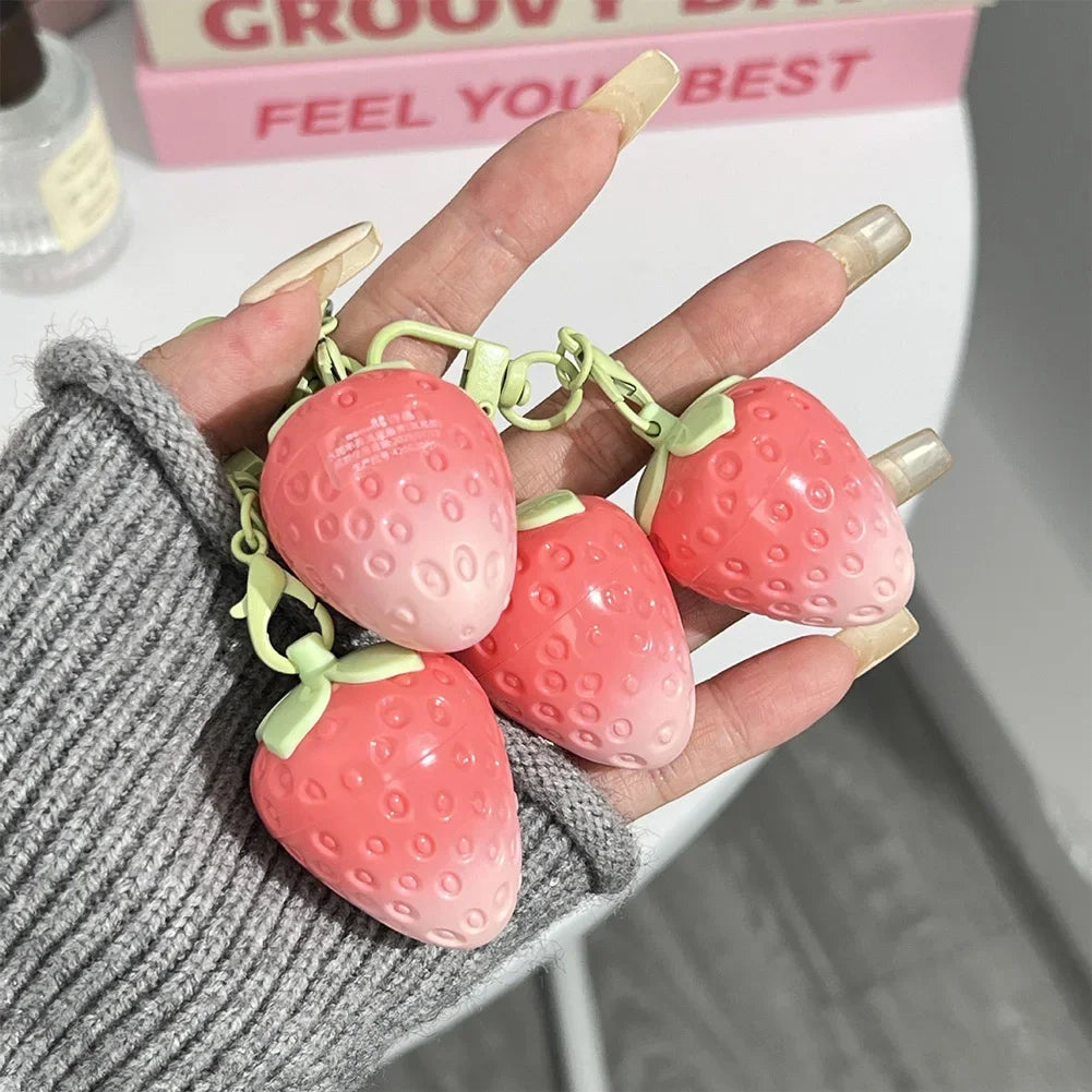Moisturizing Strawberries Warm Color Changing Lipstick Long Lasting Moisturizing Nourishing Lip Balm Cute Cat Lipgloss Cosmetics