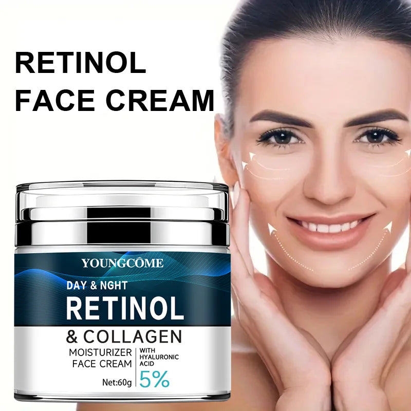 YOUNGCOME Face CreamCollagen Hyaluronic Acid Skin Care Anti-Wrinkle Moisturizing Anti-Aging Night Shrink Pores Whitening Smooth